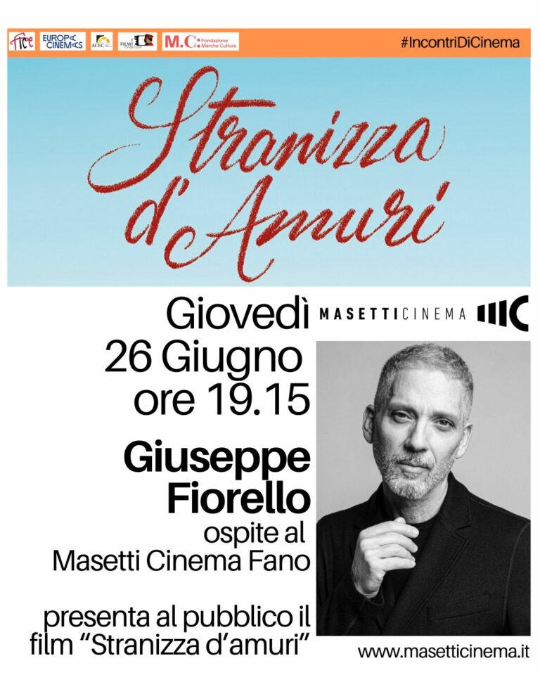 Giueseppe Fiorello al Masetti Cinema di Fano con il suo film “Stranizza d’amuri”