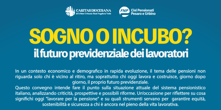 Urbino, Chiesa dei Cappuccini: un convegno per riflettere sul futuro delle pensioni