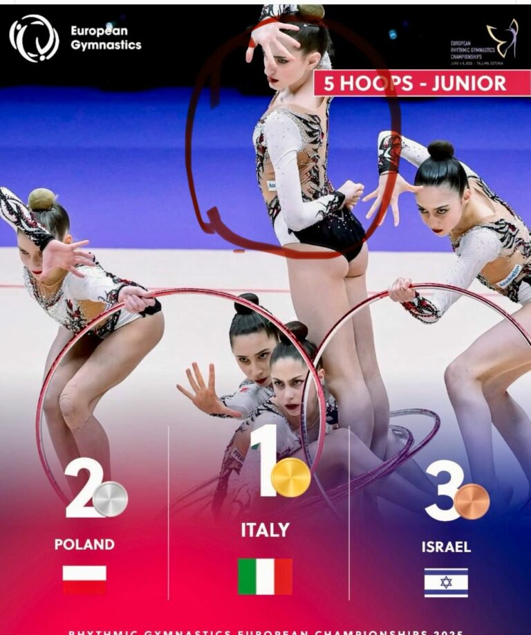 Virginia Galeazzi, dell’Aurora Fano, nella storia della ritmica europea