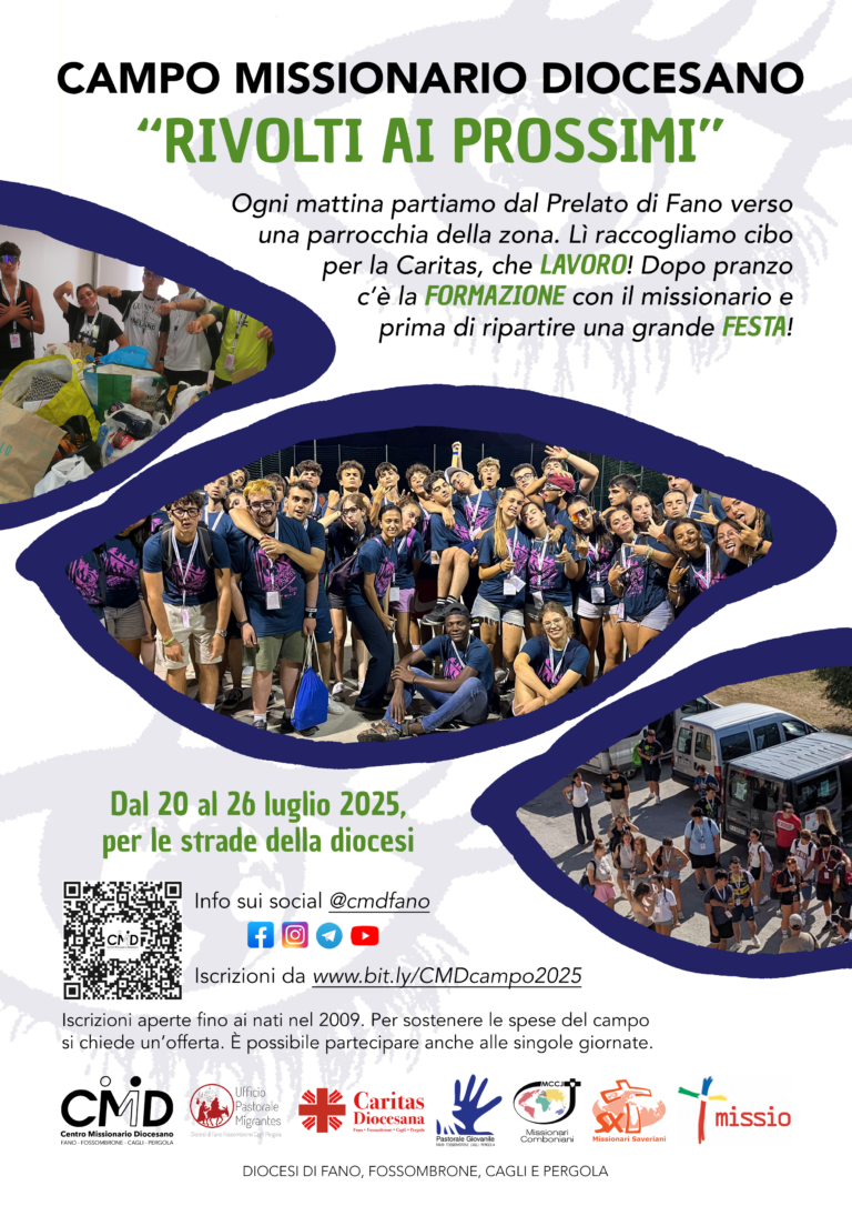 Fano – Al via la 45^ edizione del Campo di Lavoro e Formazione Missionaria