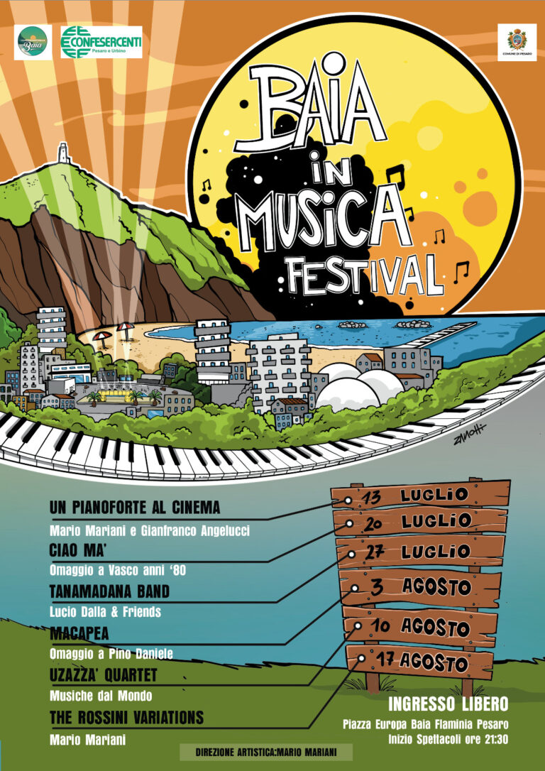 “BAIA IN MUSICA FESTIVAL”: sei serate di emozioni, note e incontri a Pesaro