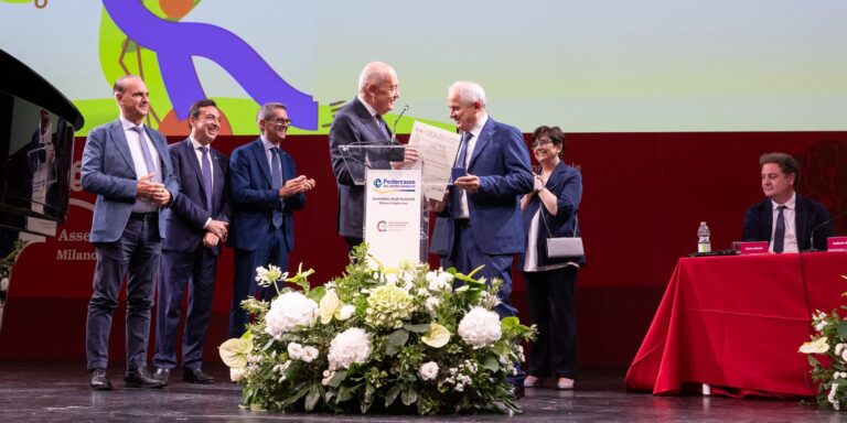 Romualdo Rondina insignito della Croce al Merito del Credito Cooperativo