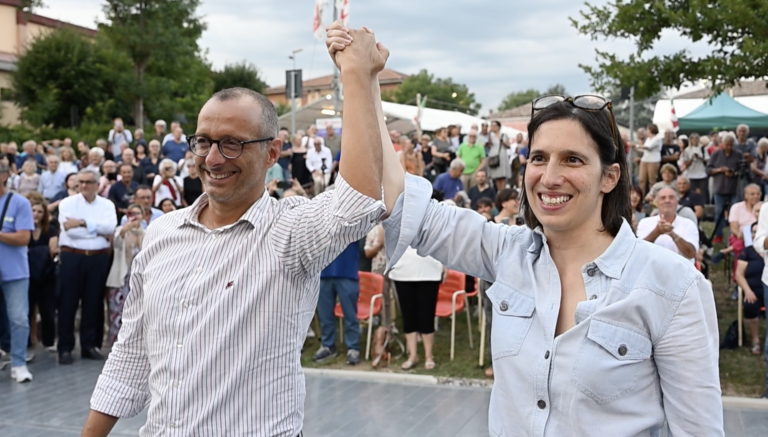 Schlein alla ‘Festa dell’Unità’ di Urbania: «Ricci? Tutti entusiasti di sostenerlo in questa campagna elettorale»