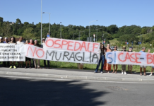 Pesaro, nuovo ospedale a Muraglia. Oggi il sit-in di protesta: «Struttura in zona pericolosa, la politica ci ascolti ora» (FOTO E VIDEO)