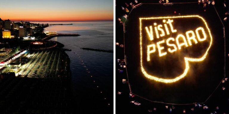 Pesaro – Oltre dieci chilometri di luce per “Candele sotto le Stelle”. Biancani: «Magia e partecipazione per tutta la città» (FOTO E VIDEO)