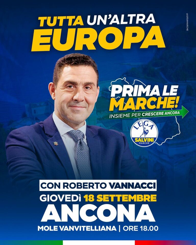 Ancona, alla Mole Vanvitelliana l’incontro pubblico con Roberto Vannacci: ‘Tutta un’altra Europa’