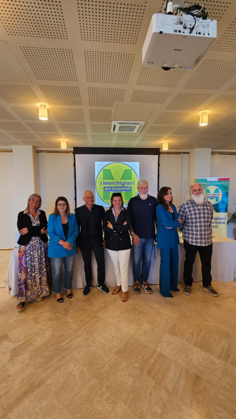 Ecco la lista “I Marchigiani per Acquaroli” della provincia di Pesaro Urbino