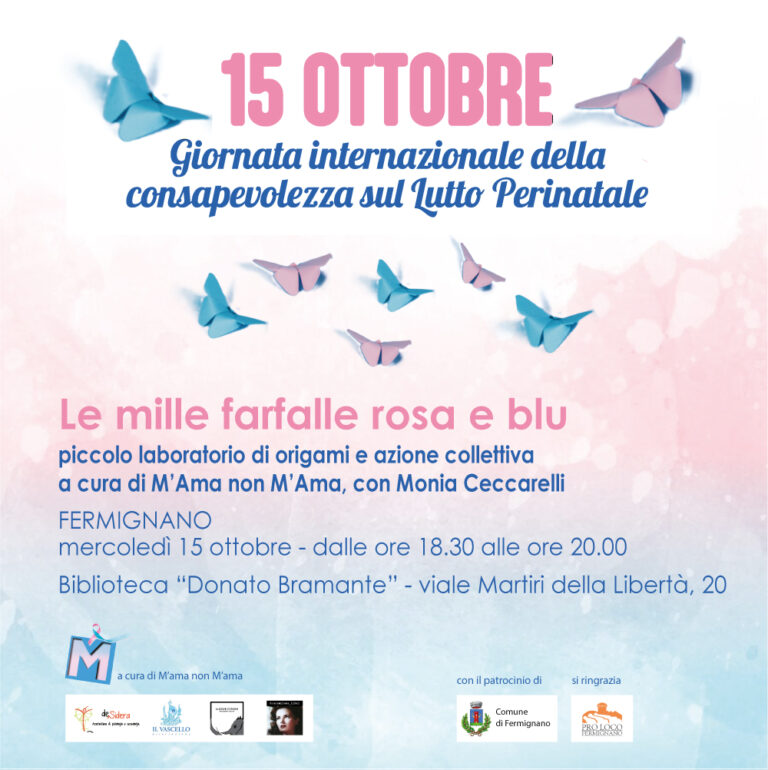 Giornata della consapevolezza sul Lutto Perinatale: a Fermignano un piccolo laboratorio di origami