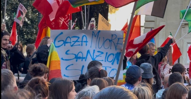 Dalle Marche dieci pullman per la manifestazione pro-Palestina a Roma