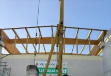 Vallefoglia, al via l’installazione dei nuovi pannelli di copertura al Palazzetto dello Sport “Paladionigi” di Montecchio