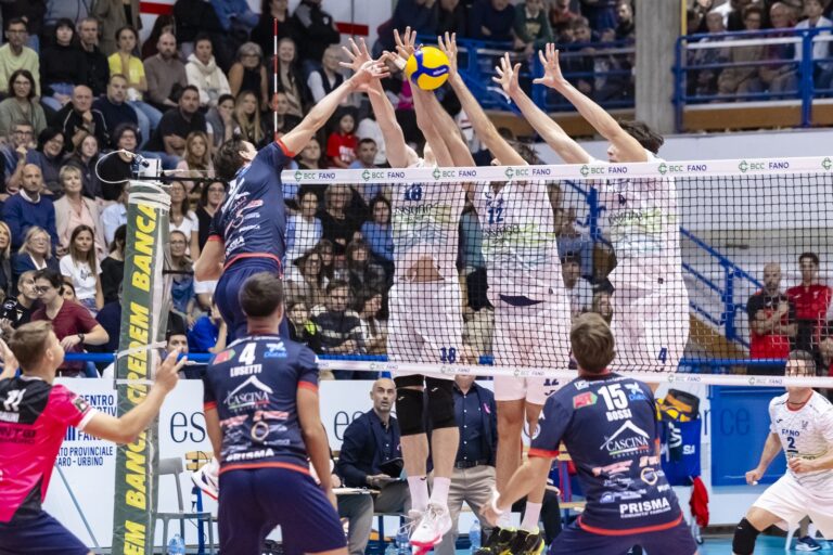 A2 Volley, Essence Hotels Fano sconfitta 3-1 a Brescia