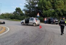 Fano, incidente stradale alla rotatoria di Tre Ponti: un ferito in codice giallo