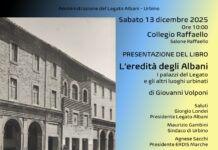 Sabato 13 dicembre si presenta il nuovo volume “L’eredità degli Albani”