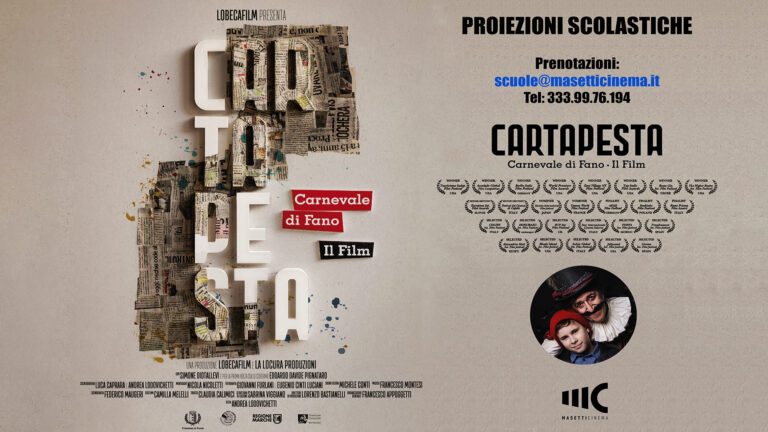 “Cartapesta” per le scuole: il docufilm sul Carnevale di Fano arriva in classe