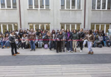 Paolini inaugura i laboratori en plein air al Mengaroni: “Avanti con il Polo delle Arti”