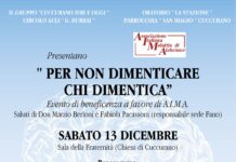 Cuccurano, serata di solidarietà “Per non dimenticare chi dimentica” a favore dell’AIMA