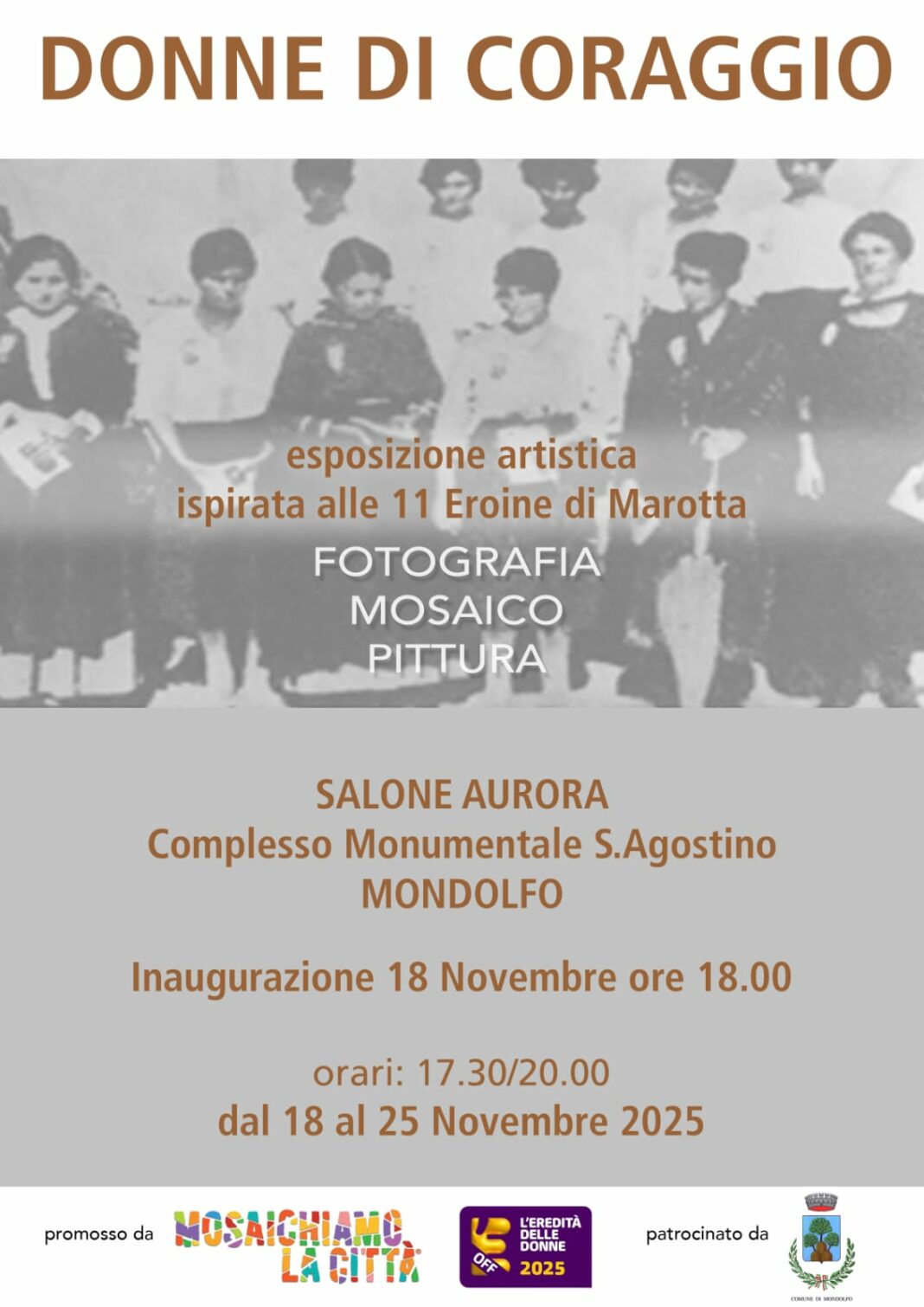 locandina Donne di Coraggio 2025