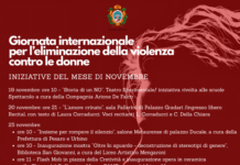 Violenza contro le donne: ecco il calendario delle iniziative promosse dal Comune di Pesaro