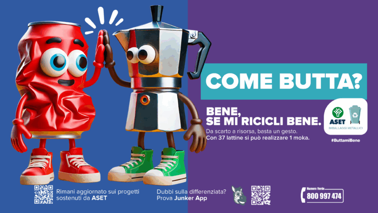 Raccolta differenziata oltre la media: Aset lancia “Come Butta?” per migliorare qualità e controlli