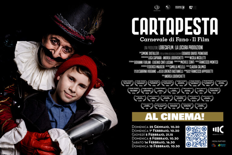 “Cartapesta” torna a Fano: il docufilm sul Carnevale di nuovo al Masetti Cinema