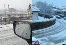 Epifania sotto la neve: maltempo su tutta la provincia di Pesaro-Urbino, fiocchi fino alla costa (FOTO E VIDEO)