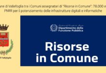 Comune di Vallefoglia, 78 mila euro del PNRR per infrastrutture digitali e informatiche