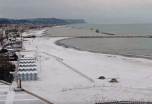 Non è grandine: dopo la neve dell’Epifania arriva il ‘graupel’ a Pesaro e Fano