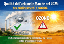 Qualità dell’aria nelle Marche: 2025 da record per il particolato