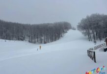 Epifania sulla neve al Monte Catria: 40 centimetri di bianco e piste pronte ad aprire