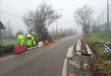 Al via i lavori per rendere definitiva la strettoia a Santa Maria dell’Arzilla