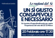 “Un sì giusto, consapevole e necessario”: incontro di approfondimento sul referendum del 22-23 marzo