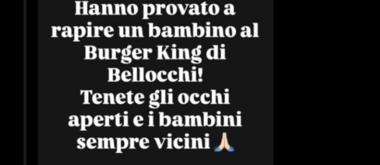 Fano – “Hanno provato a rapire un bambino”: ma è una fake news