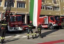 Celebrazioni per l’87° anniversario dell’istituzione del Corpo Nazionale dei Vigili del Fuoco. Biancani e Belloni: «Ci ricordate quotidianamente il valore del coraggio e della professionalità»