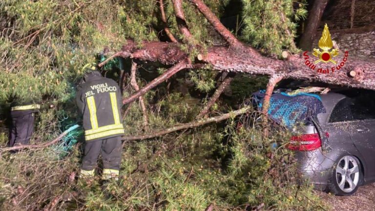 Maltempo, oltre cento interventi dei Vigili del Fuoco: 26 in provincia di Pesaro-Urbino