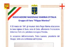 Fano, conferenza ANMI sull’attacco alla baia di Suda