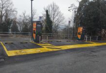 Urbino, nuova stazione di ricarica ultraveloce nel parcheggio dell’ospedale