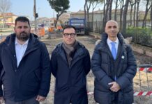 Fano, cantiere in via Montegrappa: nuova ciclabile e marciapiede
