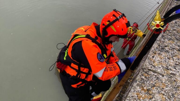 Senigallia, cadavere nel fiume Misa: recuperato dai sommozzatori dei Vigili del Fuoco