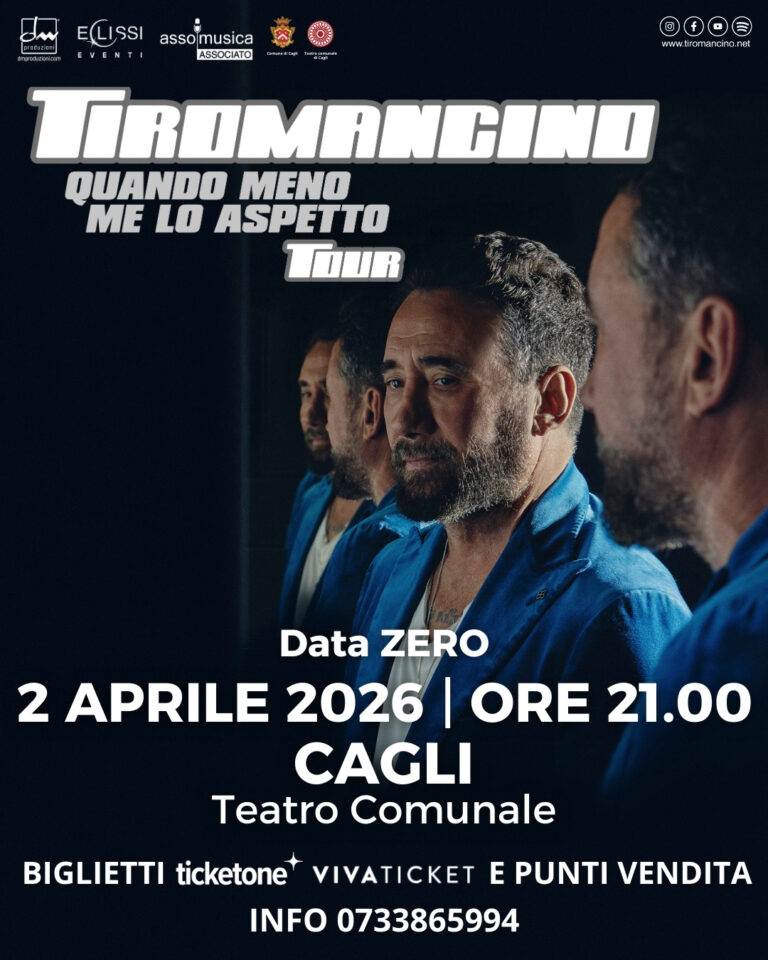 Tiromancino nelle Marche: a Cagli la data zero del tour