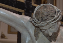 Cantiano, restituito alla comunità il Crocifisso restaurato della collegiata di San Giovanni Battista