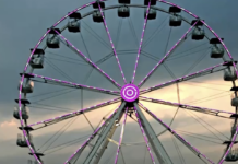 Torna la ruota panoramica a Pesaro: pronta per Pasqua meteo permettendo