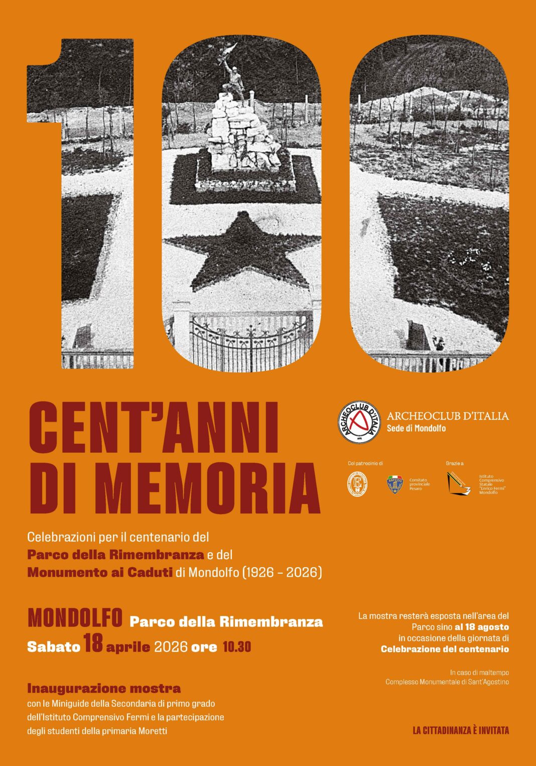 Mostra Centenario Parco Rimembranza e Monumento Caduti_18 aprile 2026