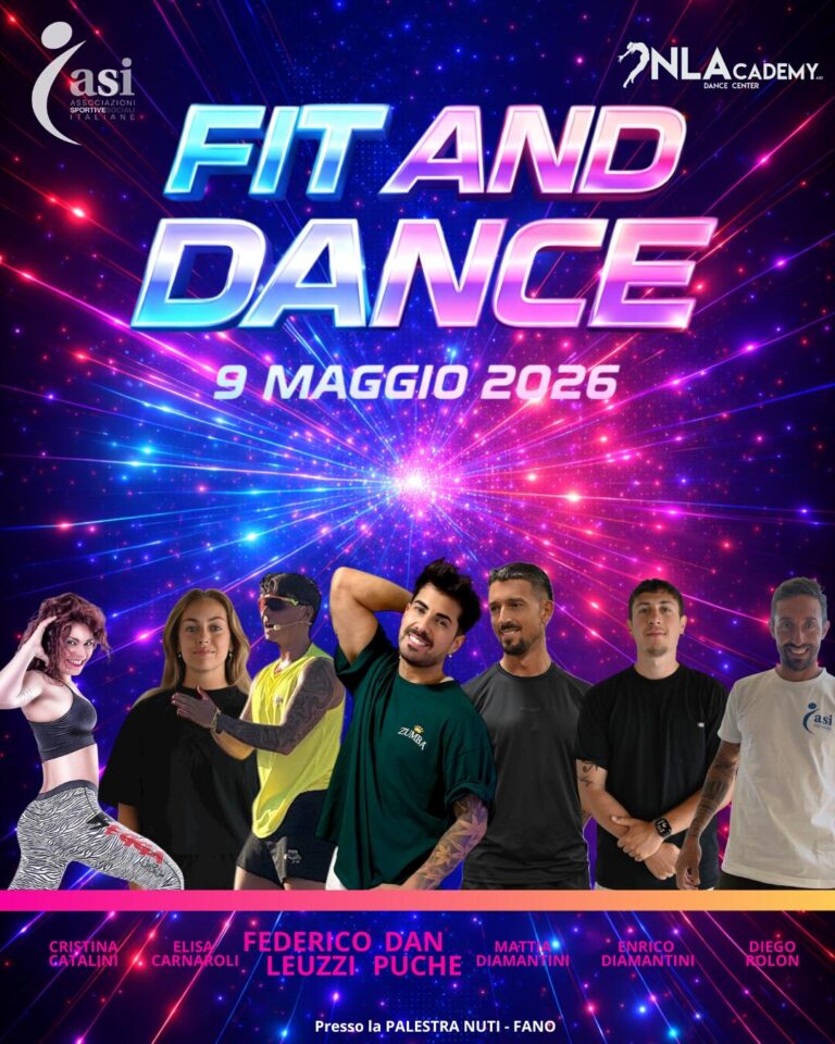 FIT and DANCE: torna a Fano l’evento che unisce fitness e musica