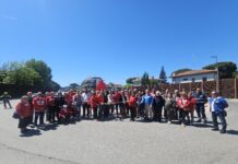 Fano, inaugurata la rotatoria AVIS alla Trave: una grande goccia per dire grazie ai donatori