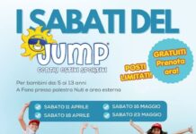Primavera in movimento: dall’11 aprile arrivano ‘I Sabati del Jump’, quattro appuntamenti gratuiti