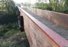 Vallefoglia, riapre il ponte ciclopedonale sul Foglia