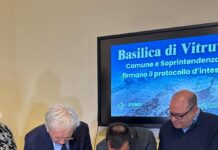 Basilica di Vitruvio, firmato il protocollo tra Comune e Soprintendenza per la prosecuzione delle indagini archeologiche