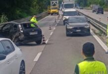 Schianto sulla superstrada a Fano: centra un’auto in panne