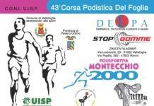 Vallefoglia: il 24 maggio la 43° “Corsa Podistica del Foglia”