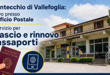 Montecchio di Vallefoglia: attivo presso l’Ufficio Postale il servizio per rilascio e rinnovo passaporti